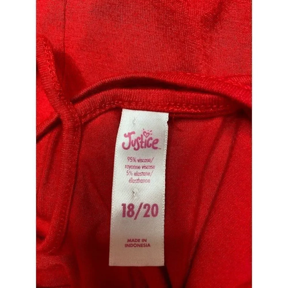 Justice Unicorn Dress Long Sleeve Magical Super Soft Criss Cross Back Sz 18/20‎